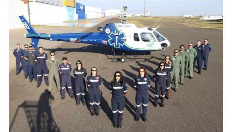 Aeromédico completa 8 anos vocacionado para salvar vidas
<br/>
<br/>