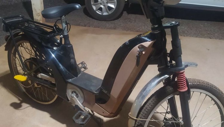 Bicicleta elétrica é apreendida porque o condutor não tinha habilitação em Tupãssi 