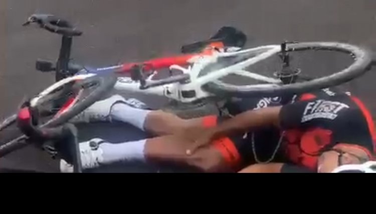 Ciclistas caem durante GP Cascavel, veja o vídeo 