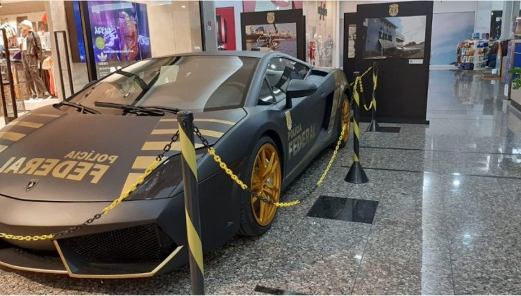PF expõe Lamborghini Gallardo de R$ 903 mil em Cascavel