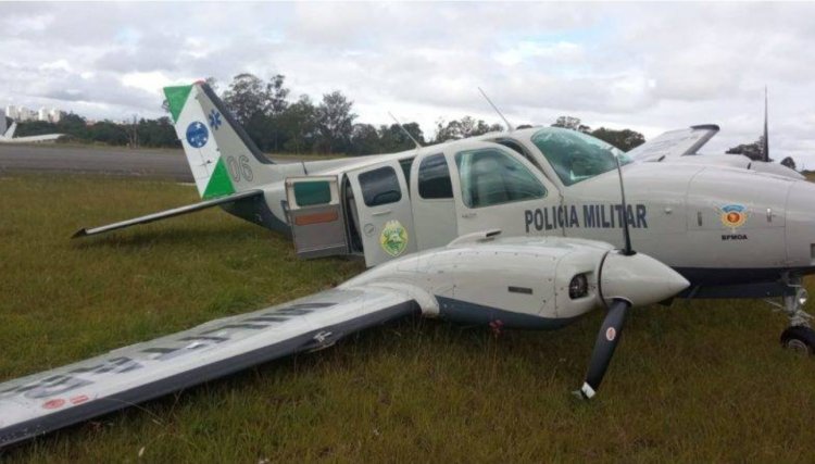 Avião com comandante da PM tem problema durante pouso ao voltar de Guarapuava