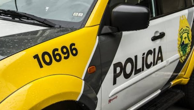 Carro furtado em Nova Aurora é encontrado sem as rodas 
