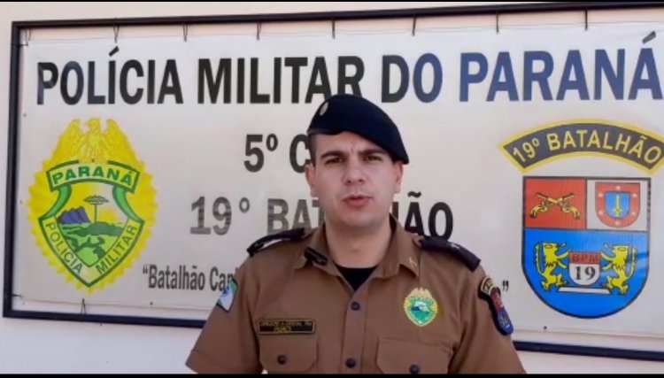 Polícia Militar faz pronunciamento sobre a tentativa de roubo em Nova Aurora 