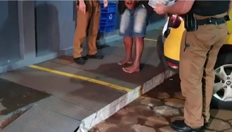 Rapaz é preso pela PM em Corbélia após tentar afogar jovem em motel
