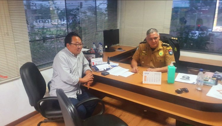 Prefeito de Cafelândia solicita ações de segurança no 5º Comando Regional da PM