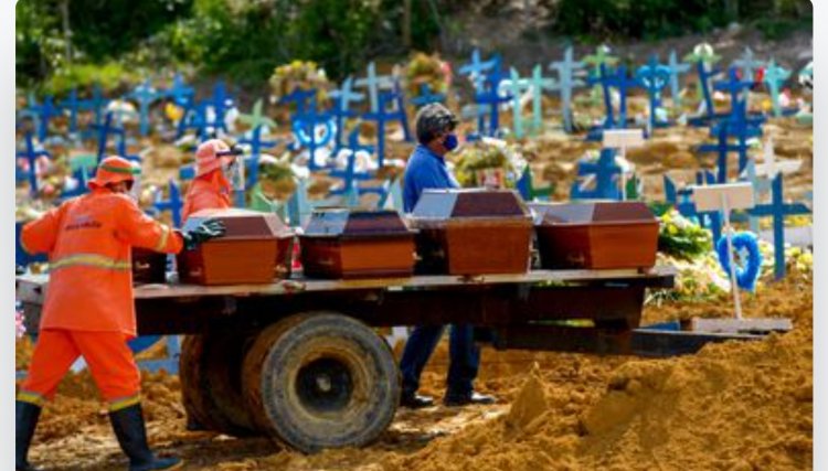 Brasil chega à marca de 700 mil mortes por covid-19