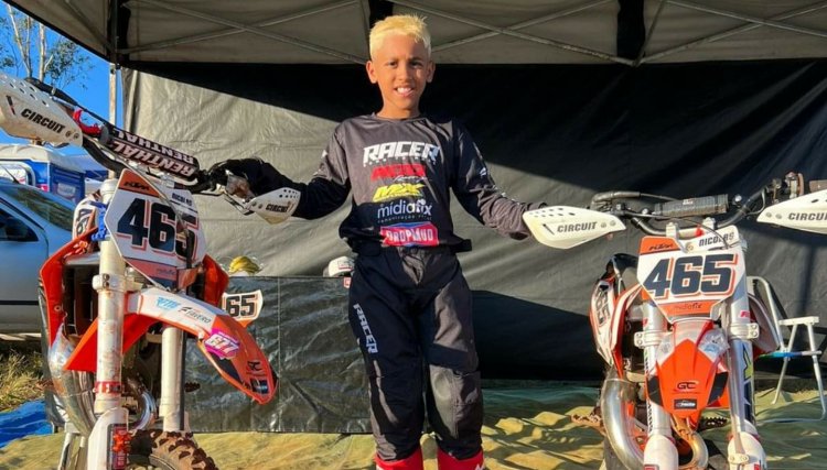 Garoto Novaaurorense é destaque no Campeonato Paranaense de Motocross