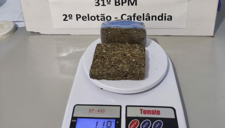 Polícia Militar aborda homem com maconha em Cafelândia 