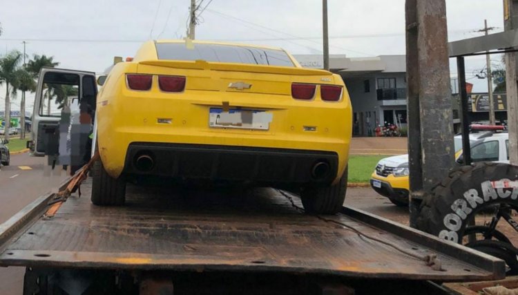 Camaro é apreendido em Assis por inadimplência 