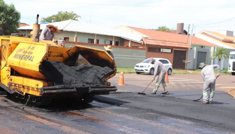 Perfilamento é concluído no Progresso e município realiza em trecho do Araçá e na área central