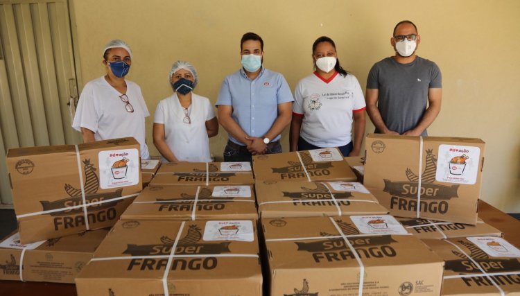 Cobb-Vantress doa 18 toneladas de alimentos congelados