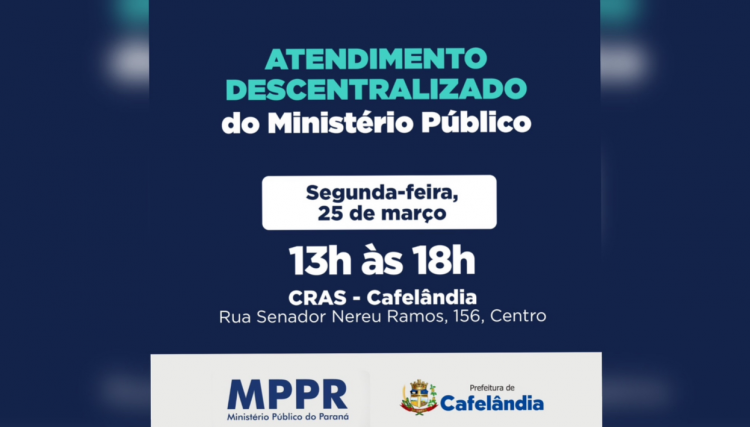 Cafel&acirc;ndia recebe atendimento descentralizado do Minist&eacute;rio P&uacute;blico