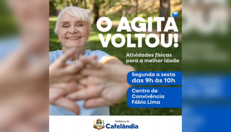 Agita Cafelândia promove qualidade de vida para a melhor idade