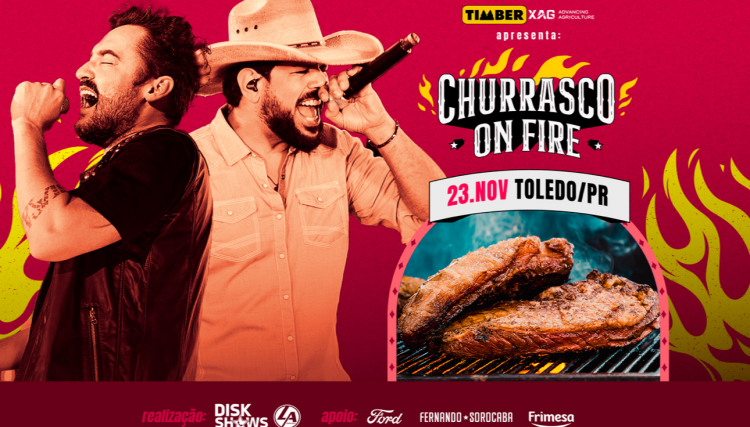 Prepare-se para o maior evento gastron&ocirc;mico do Brasil: o Churrasco On Fire chega a Toledo