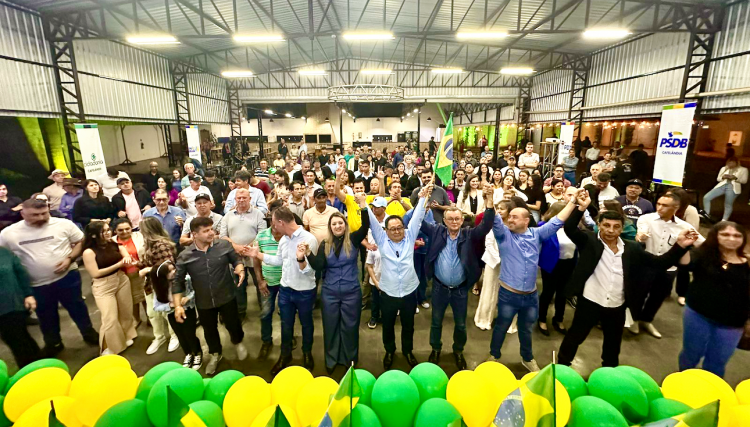 Convenção aprova pré-candidatura a prefeito do atual prefeito de Cafelândia e mais 42 vereadores