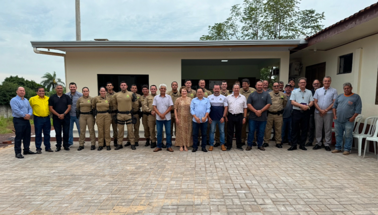 Com apoio da Copacol, prefeitura e parceiros Pelotão da PM de Cafelândia ganha novo espaço 