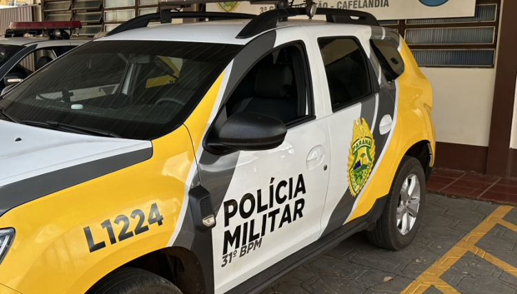 Homem é preso após agredir ex mulher em Cafelândia, ela estava com o filho no colo