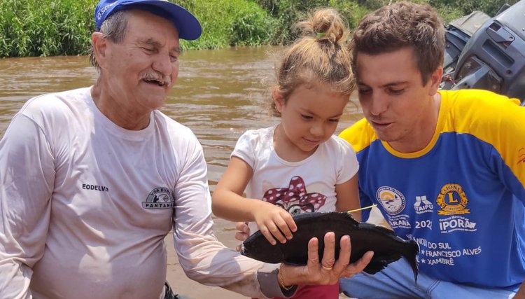 PR conclui a Piracema com fiscalização e a soltura de 770 mil peixes nativos